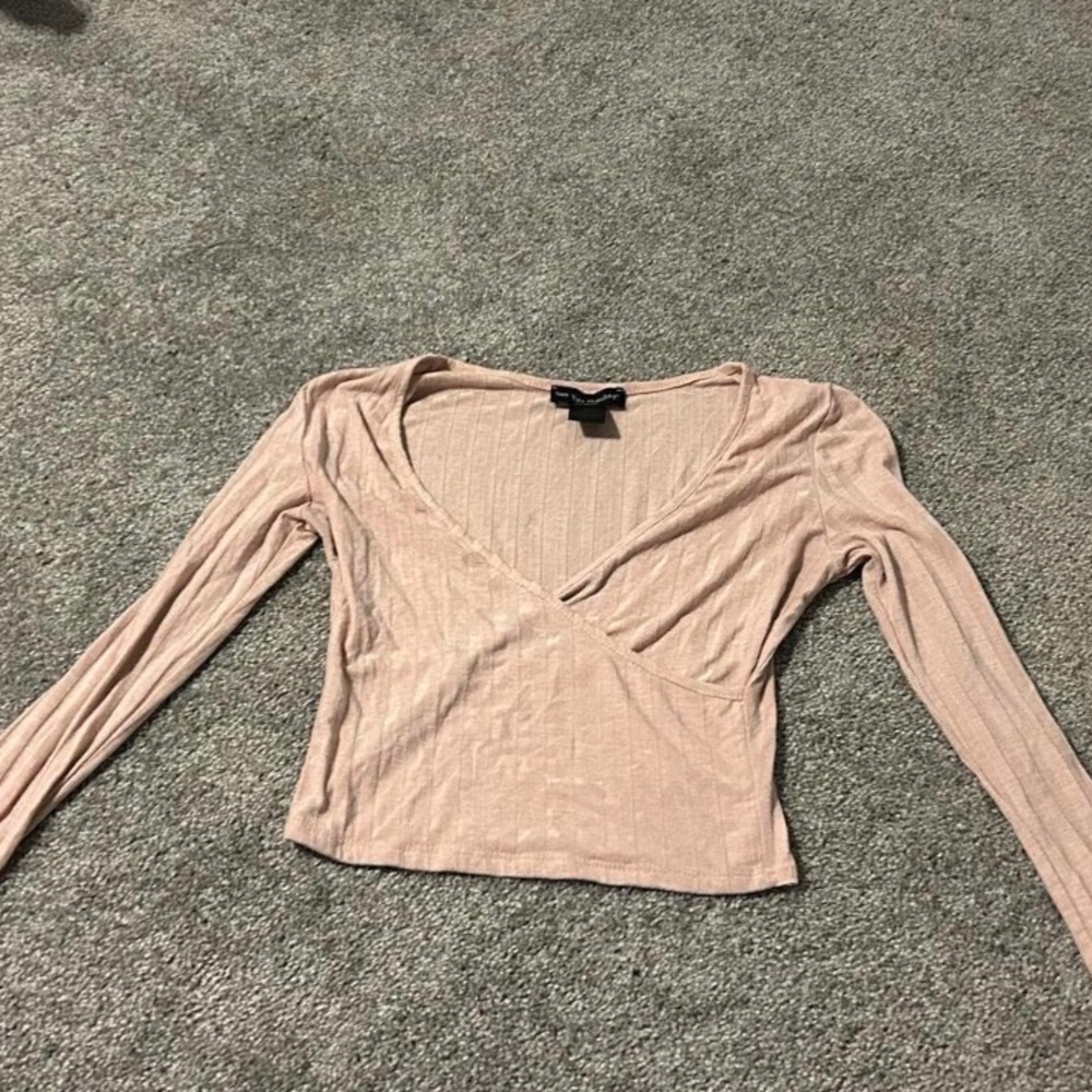 Small Pink See You Monday Crop Top